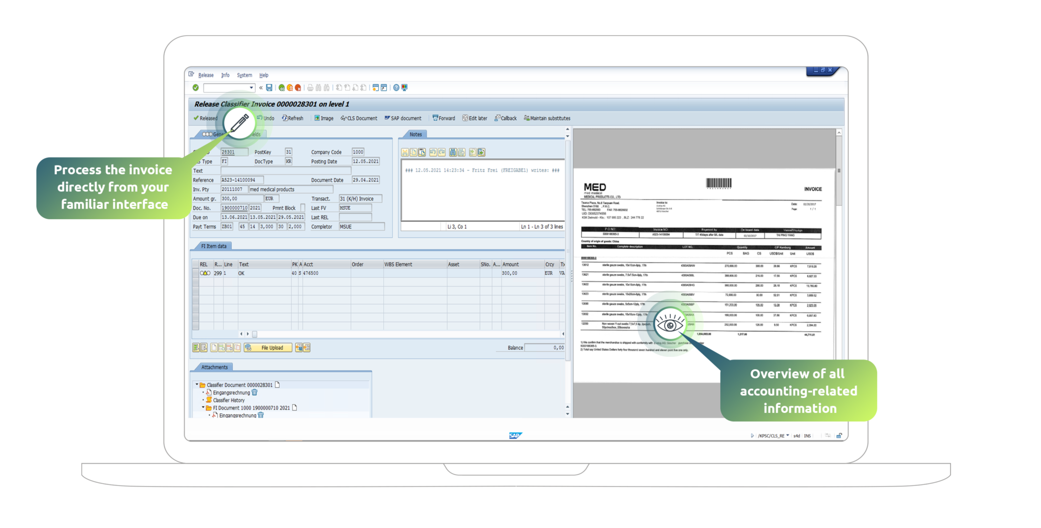 SAP electronic invoicing workflows – fully automated