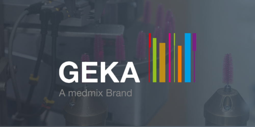 Logo der Geka GmbH auf dunklem Hintergrund